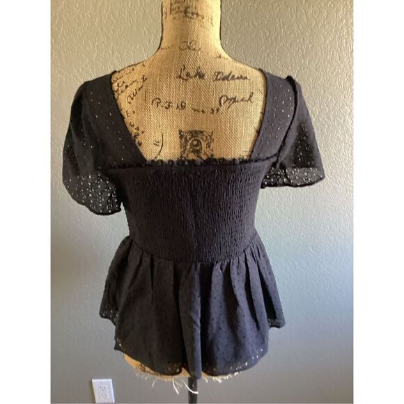 Torrid Black Eyelet Top - Picture 9 of 11